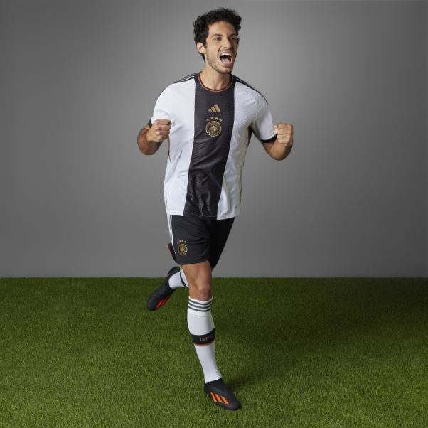 Maillot Adidas Allemagne 22 Home Authentique Blanc