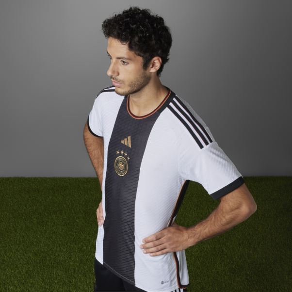 Maillot Adidas Allemagne 22 Home Authentique Blanc