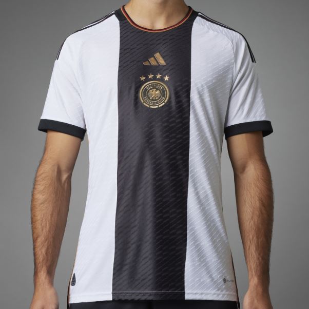 Maillot Adidas Allemagne 22 Home Authentique Blanc