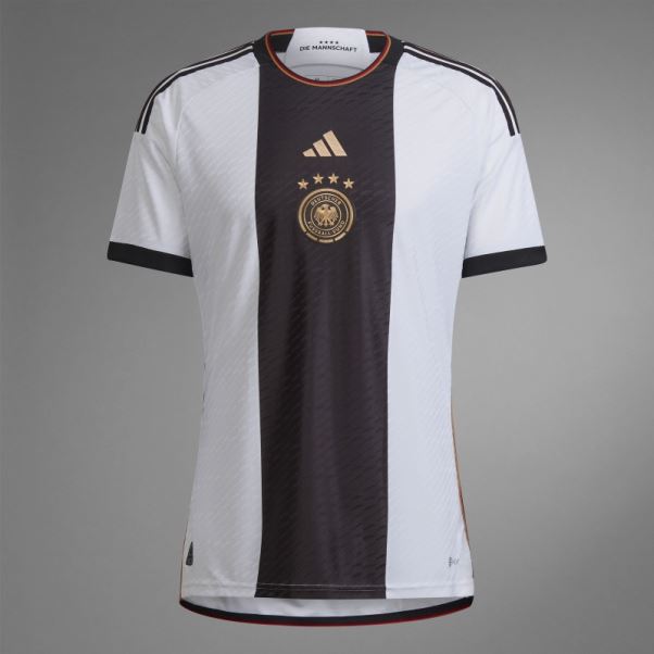 Maillot Adidas Allemagne 22 Home Authentique Blanc
