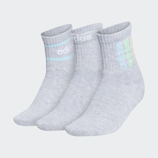 Chaussettes Hautes Wmspt Step 2 3pk Gris Clair Adidas