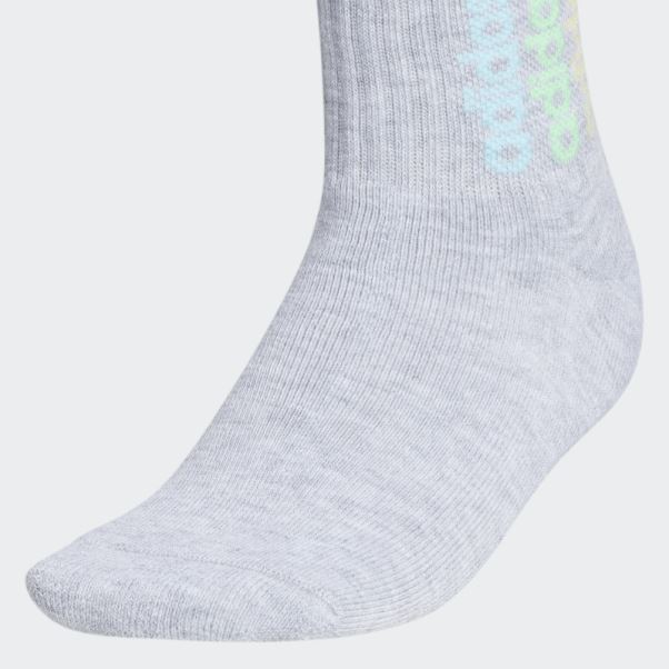 Chaussettes Hautes Wmspt Step 2 3pk Gris Clair Adidas