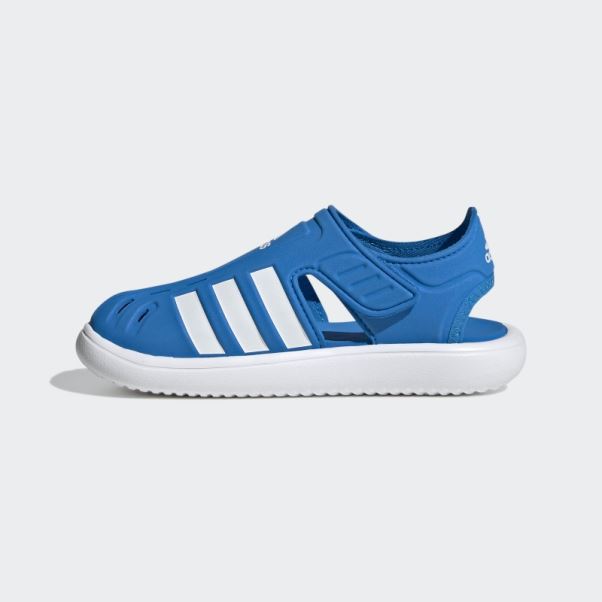 Sandales D'été à Bout Fermé Adidas Rush Bleu