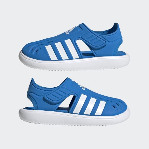 Sandales D'été à Bout Fermé Adidas Rush Bleu