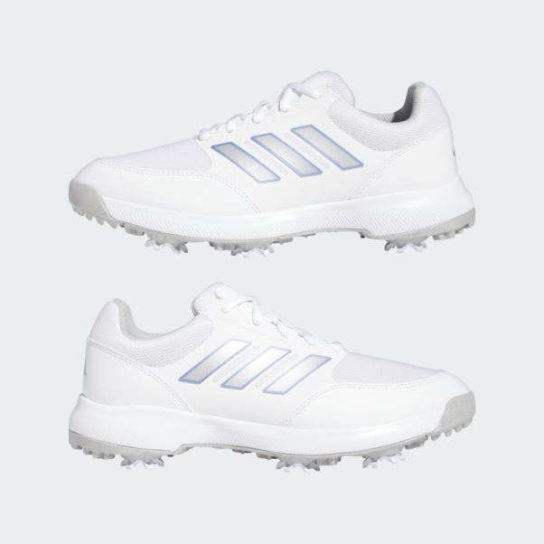 Adidas Tech Response 3.0 Chaussures De Golf Blanc