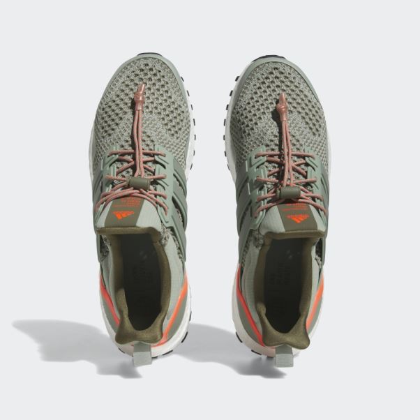Chaussures Ultraboost 1.0 Argent Vert Adidas
