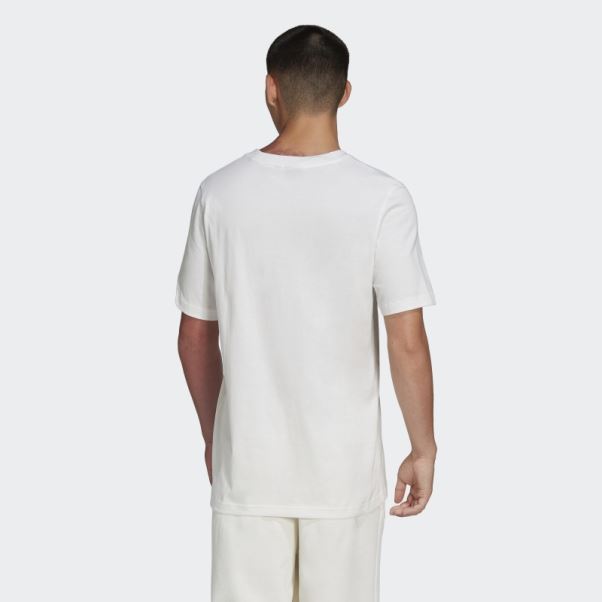 T-shirt Blanc Graphique Stoked Fish Adidas
