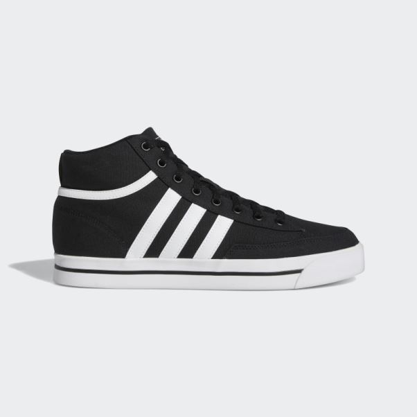 Retrovulc Chaussures De Skate En Toile Mi Noir Adidas