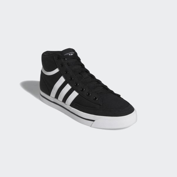 Retrovulc Chaussures De Skate En Toile Mi Noir Adidas