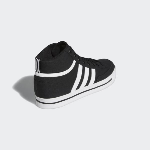 Retrovulc Chaussures De Skate En Toile Mi Noir Adidas