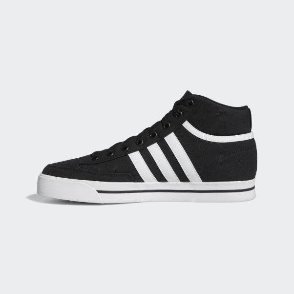Retrovulc Chaussures De Skate En Toile Mi Noir Adidas