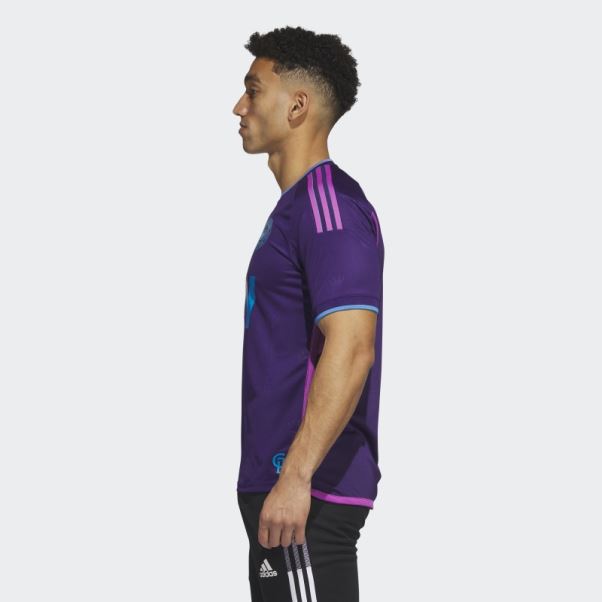 Maillot Authentique Extérieur Charlotte Fc 23/24 Adidas Violet Foncé