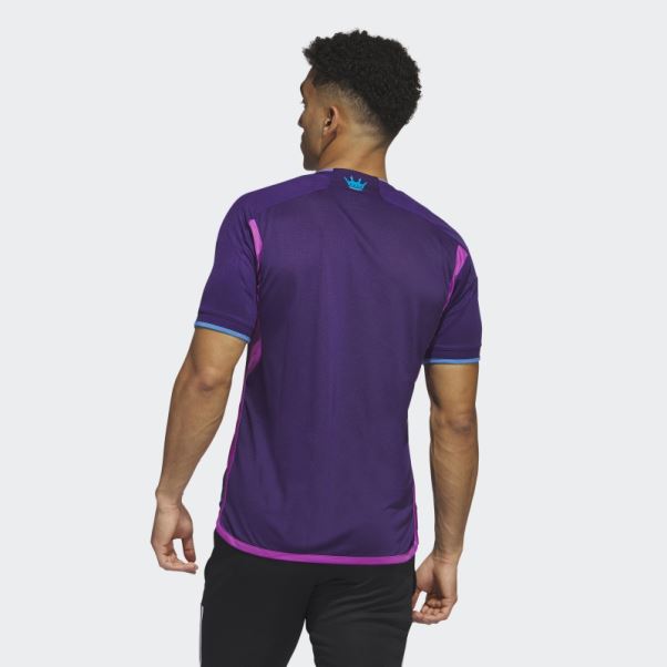 Maillot Authentique Extérieur Charlotte Fc 23/24 Adidas Violet Foncé