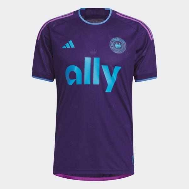 Maillot Authentique Extérieur Charlotte Fc 23/24 Adidas Violet Foncé