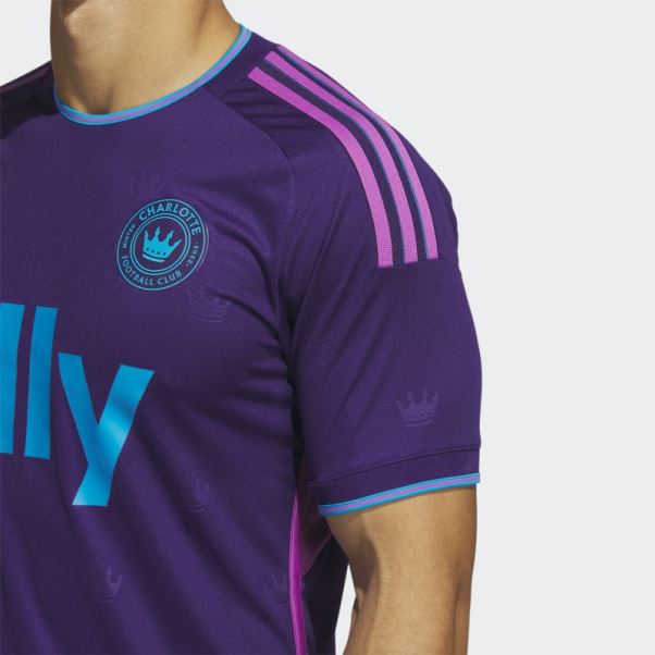 Maillot Authentique Extérieur Charlotte Fc 23/24 Adidas Violet Foncé