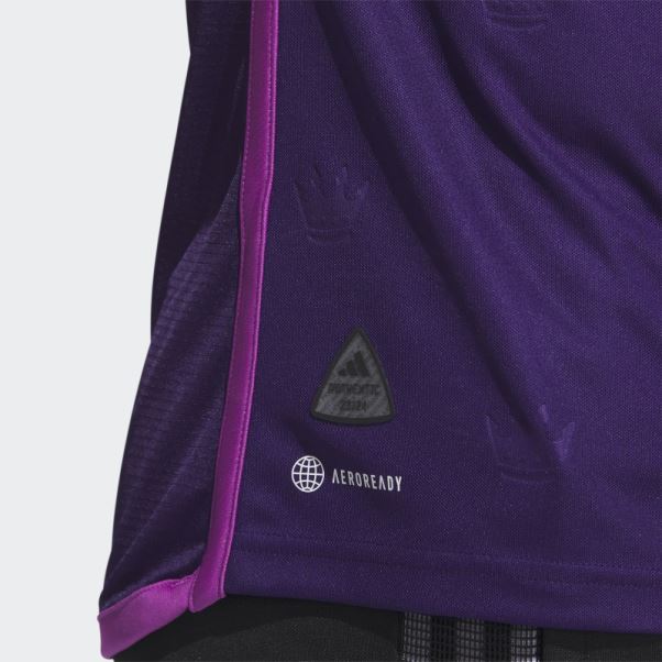 Maillot Authentique Extérieur Charlotte Fc 23/24 Adidas Violet Foncé