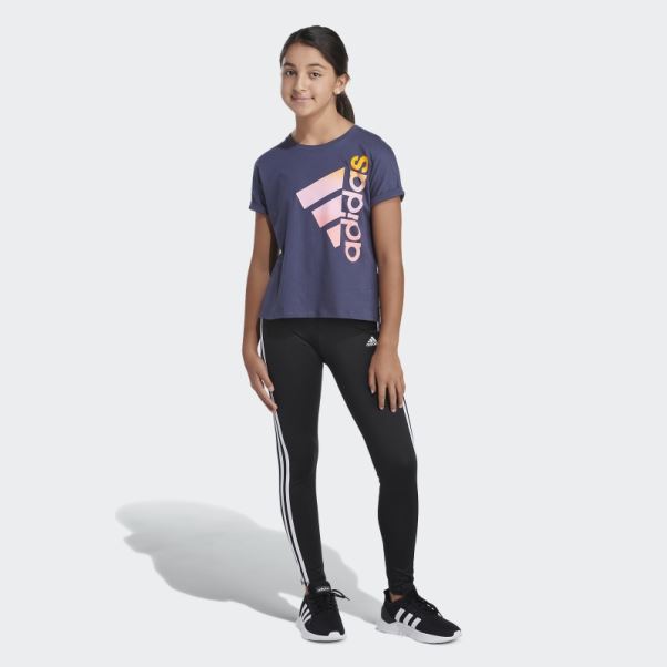 Tee Shirt Taille Dolman Adidas Bleu Marine 22