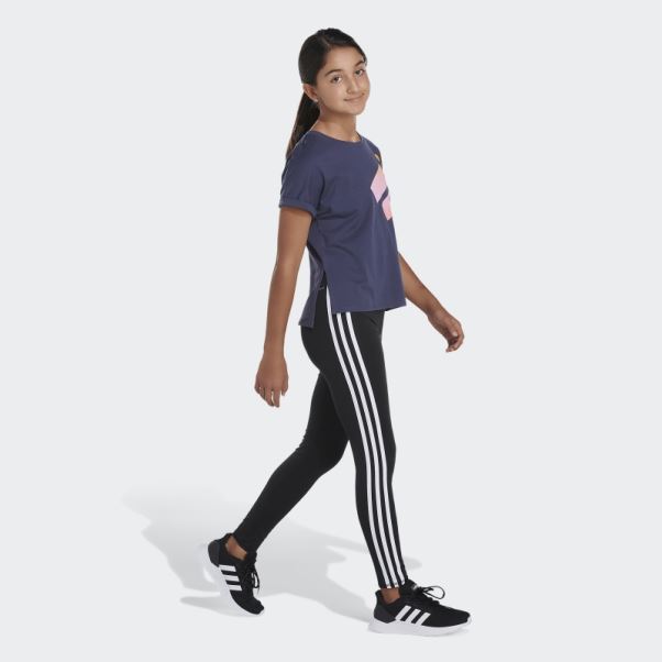 Tee Shirt Taille Dolman Adidas Bleu Marine 22