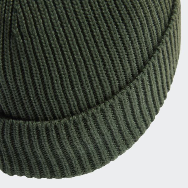 Bonnet Logo Bicolore Adidas Vert Oxyde