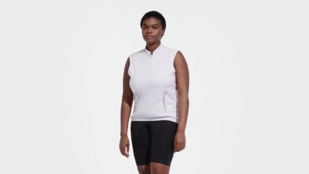 Le Haut De Cyclisme Sans Manches (taille Plus) Adidas Silver Dawn