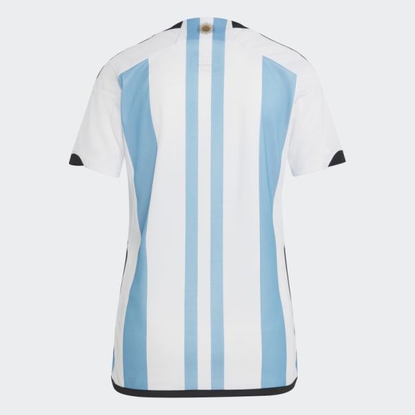 Maillot Domicile Argentine 22 Gagnants Femme Adidas Blanc