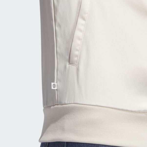Veste De Survêtement Adidas Satin Sst Blanc