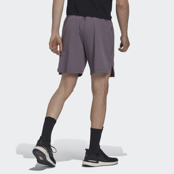 Adidas Short D'entraînement En Cordura Gris Trace
