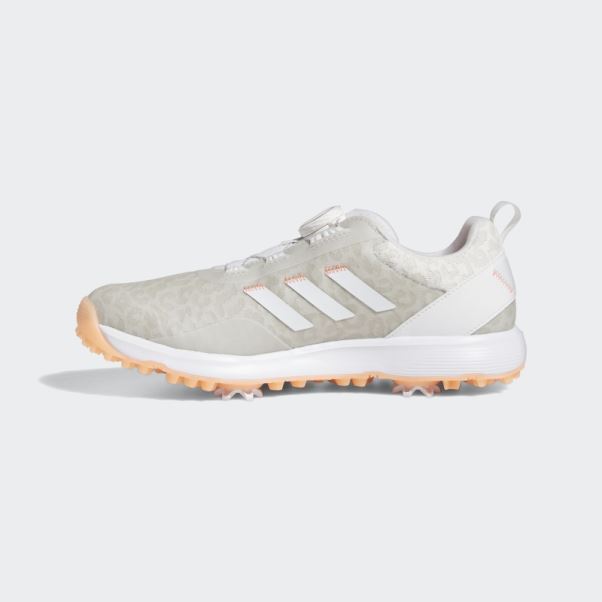 S2g Boa Chaussures De Golf Adidas Blanc