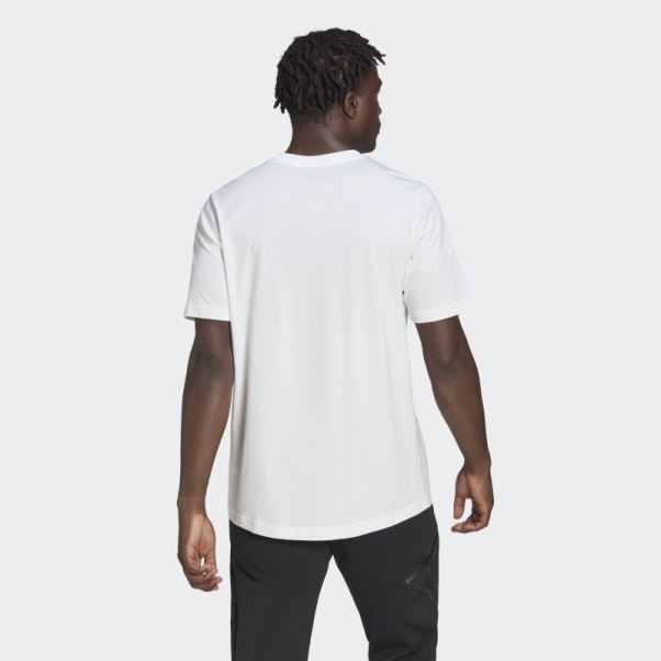 Tee Shirt Graphique Mexico Blanc Adidas