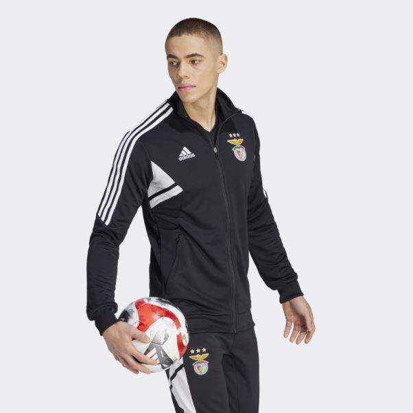 Veste De Survêtement Adidas Benfica Condivo Noir