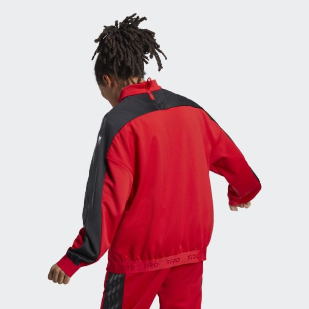Veste De Survêtement Avancée Tiro Suit-up écarlate Adidas