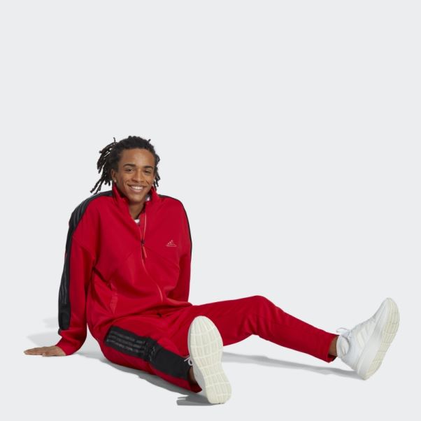 Veste De Survêtement Avancée Tiro Suit-up écarlate Adidas