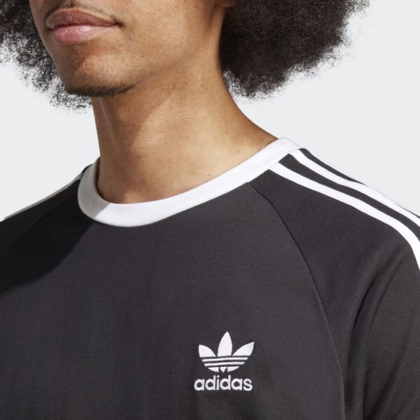T-shirt à 3 Bandes Adicolor Classics Adidas Noir
