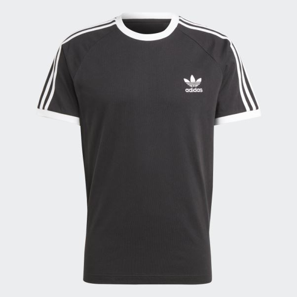 T-shirt Adicolor Classics 3 Bandes Noir Adidas
