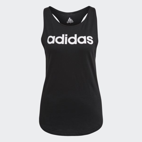 Débardeur Adidas Essentials Noir Ample Avec Logo