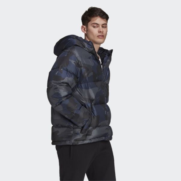 Doudoune Adidas Camouflage En Duvet Multicolore