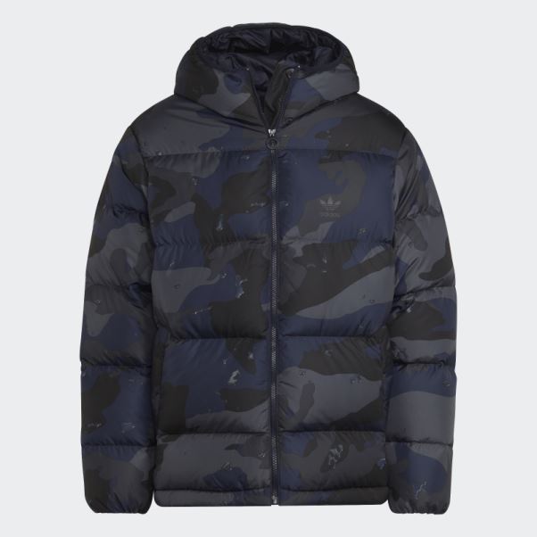Doudoune Adidas Camouflage En Duvet Multicolore