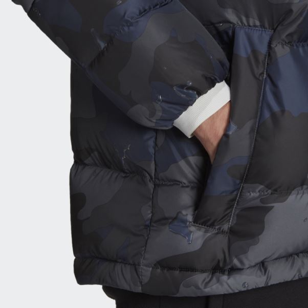 Doudoune Adidas Camouflage En Duvet Multicolore