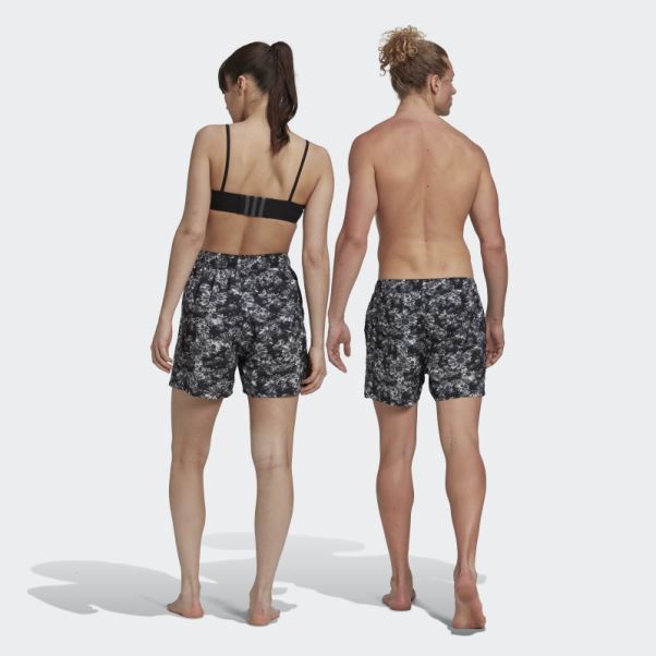 Short De Bain Graphique Court Adidas Noir (non Genré)