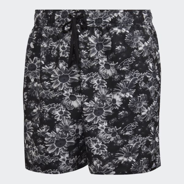 Short De Bain Graphique Court Adidas Noir (non Genré)