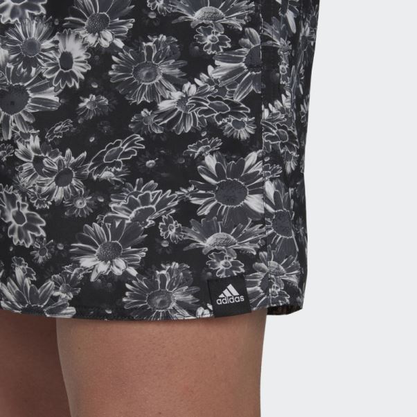 Short De Bain Graphique Court Adidas Noir (non Genré)