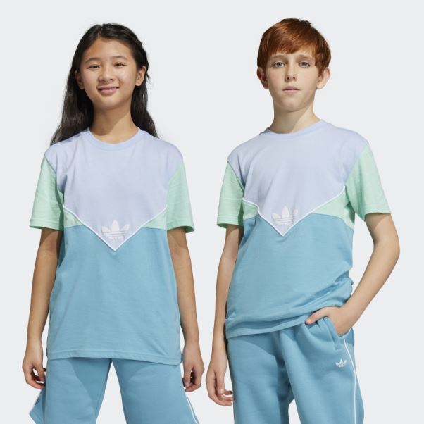 T-shirt Adidas Adicolor Bleu Aube