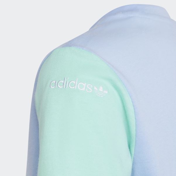 T-shirt Adidas Adicolor Bleu Aube