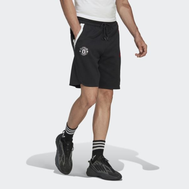 Short De Voyage Manchester United Noir Adidas