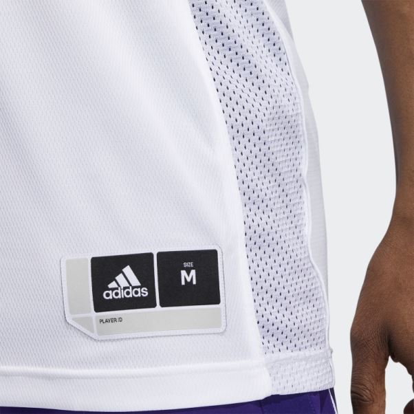 Maillot Huskies Ncaa Swingman Blanc Adidas