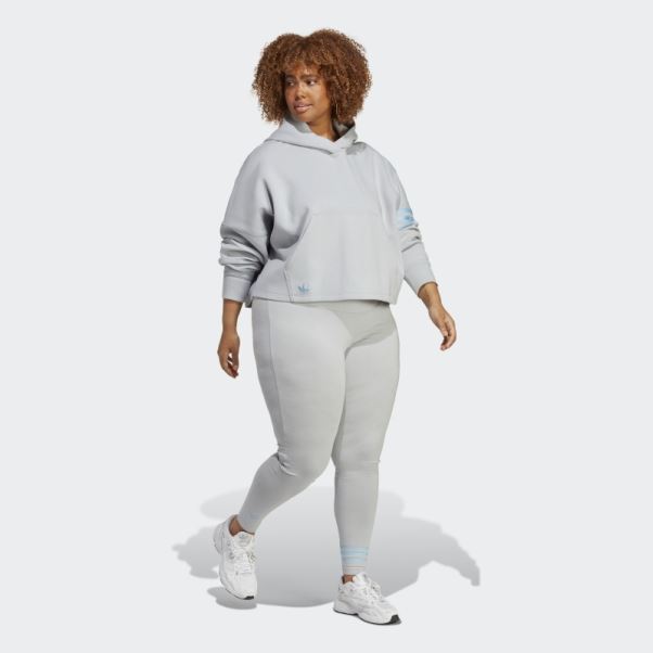 Sweat à Capuche Adicolor Neuclassics (taille Plus) Onix Adidas