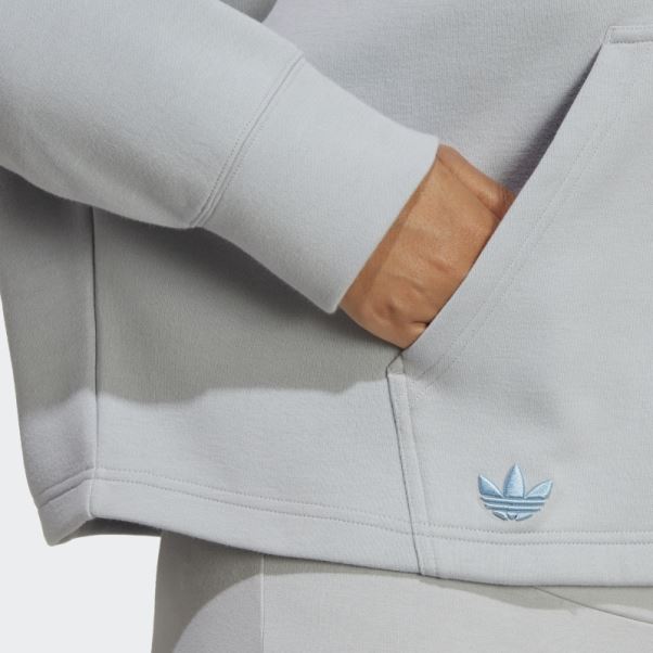 Sweat à Capuche Adicolor Neuclassics (taille Plus) Onix Adidas