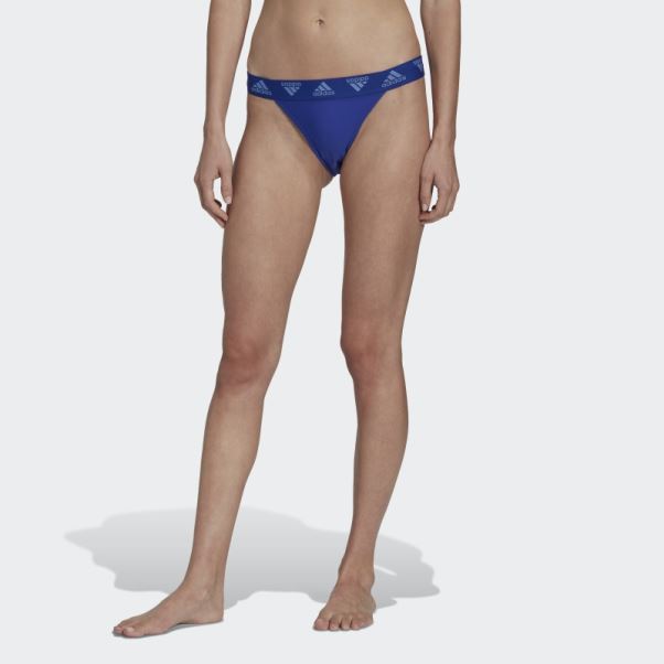 Bas De Bikini Adidas Bleu
