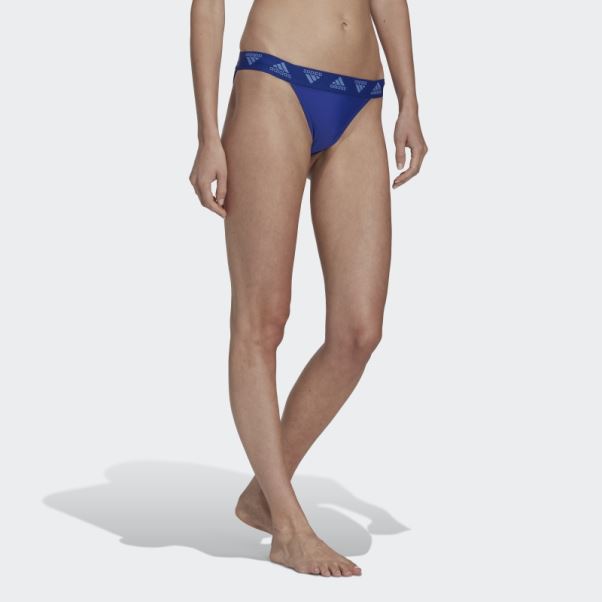 Bas De Bikini Adidas Bleu