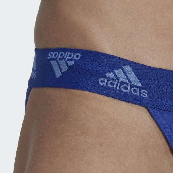 Bas De Bikini Adidas Bleu